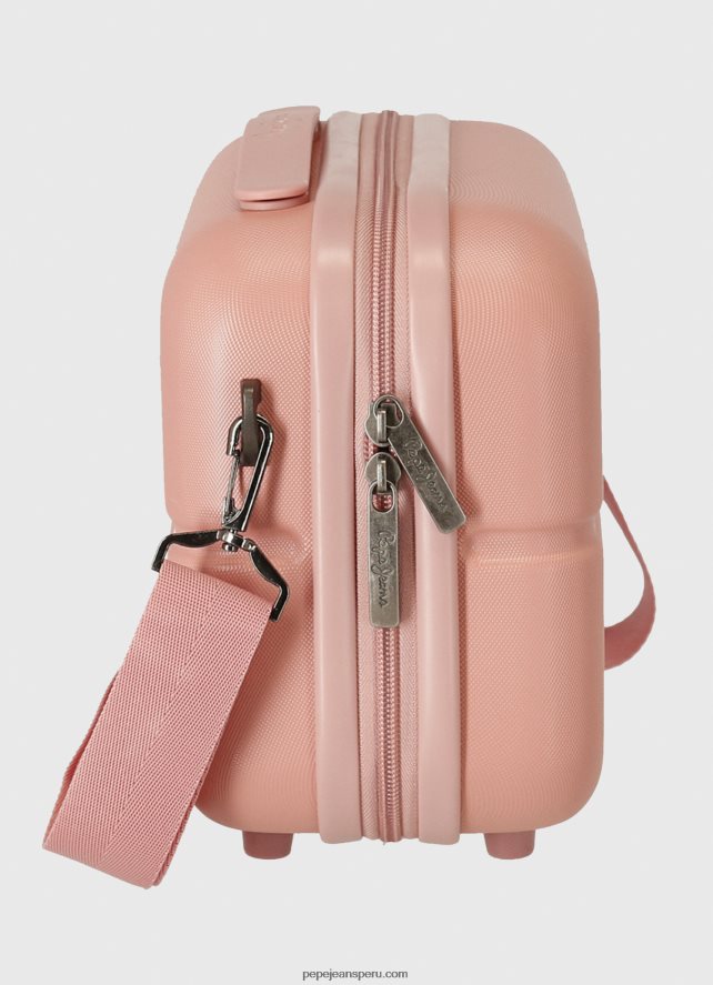 chica bolsa de viaje con logo en relieve Pepe Jeans 44JTZ1515 Rosa claro - Imagen 3