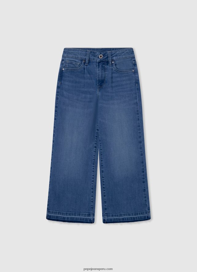 chica jeans bella de talle alto con corte globo Pepe Jeans 44JTZ1369 mezclilla - Imagen 5