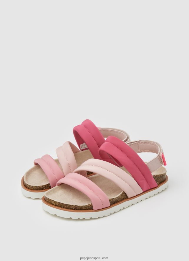 chica sandalias anatómicas berlin cloud Pepe Jeans 44JTZ1343 rosa de fábrica - Imagen 3