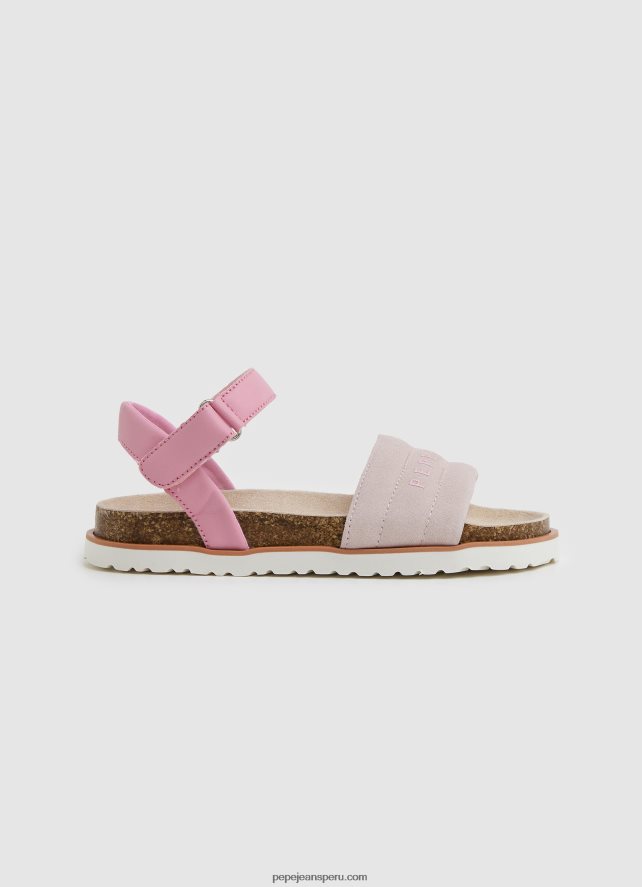 chica sandalias anatómicas berlin park Pepe Jeans 44JTZ1341 rosa de fábrica - Imagen 1