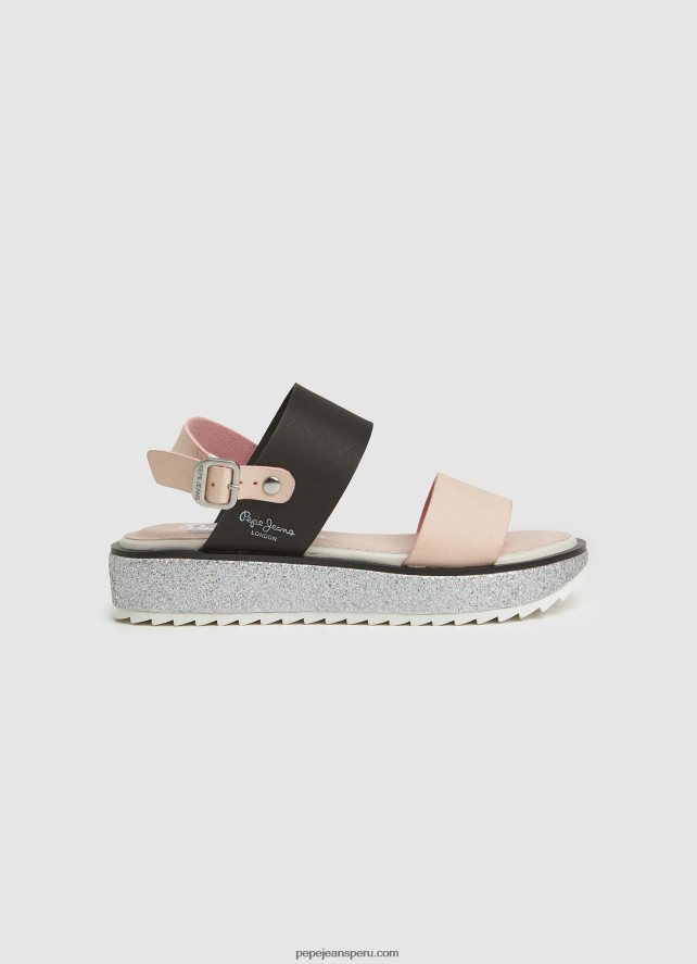 chica sandalias con plataforma alexa rouse Pepe Jeans 44JTZ1338 rosa malva - Imagen 1