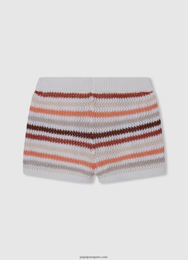 chica shorts coralinos con estampado de rayas Pepe Jeans 44JTZ1506 multi - Imagen 2