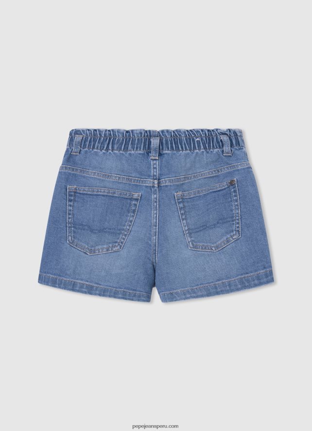 chica shorts de mezclilla con corte culotte Pepe Jeans 44JTZ1509 mezclilla - Imagen 2