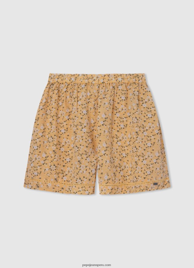 chica shorts de mezclilla con corte culotte Pepe Jeans 44JTZ1509 mezclilla - Imagen 5