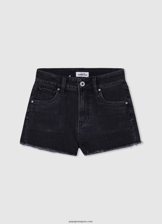 chica shorts de mezclilla con corte regular Pepe Jeans 44JTZ1492 mezclilla - Imagen 1