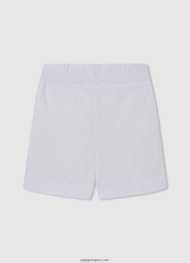 chica shorts gigi con detalles calados Pepe Jeans 44JTZ1487 mousse - Imagen 2