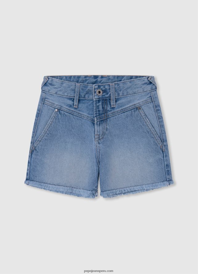 chica shorts gigi con detalles calados Pepe Jeans 44JTZ1487 mousse - Imagen 3