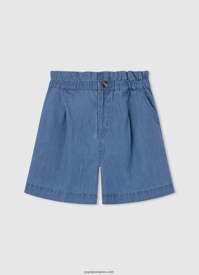 chica shorts gigi con detalles calados Pepe Jeans 44JTZ1487 mousse - Imagen 4