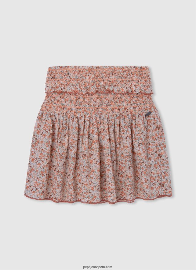 chica vestido de canalé con manga sisa Pepe Jeans 44JTZ1397 rango - Imagen 3