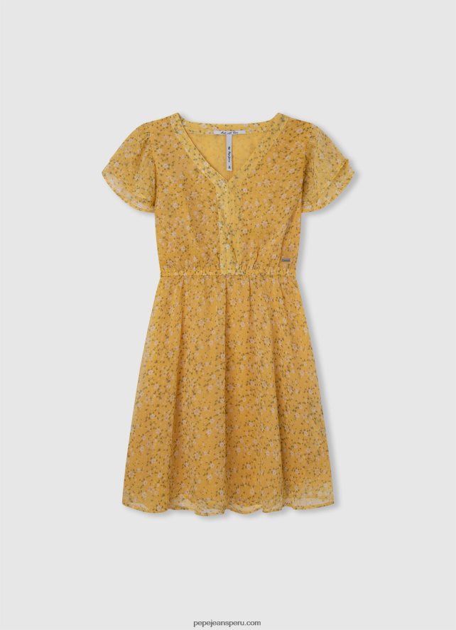 chica_vestido_de_gasa_floral_pepe_jeans_44jtz1400_multi.jpg chica vestido de gasa floral Pepe Jeans 44JTZ1400 multi - Imagen 1