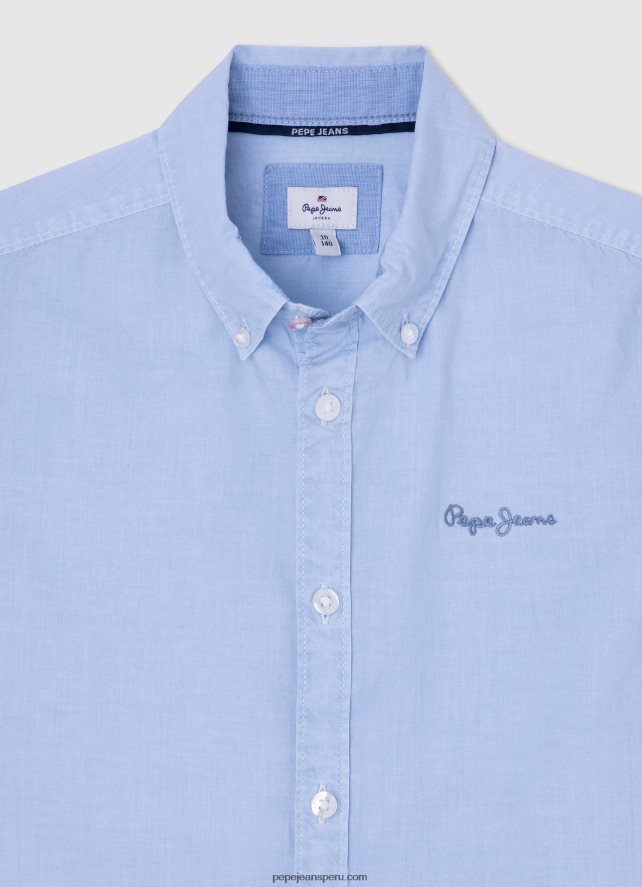 chico camisa de manga corta misterton Pepe Jeans 44JTZ1674 blanqueador azul - Imagen 3