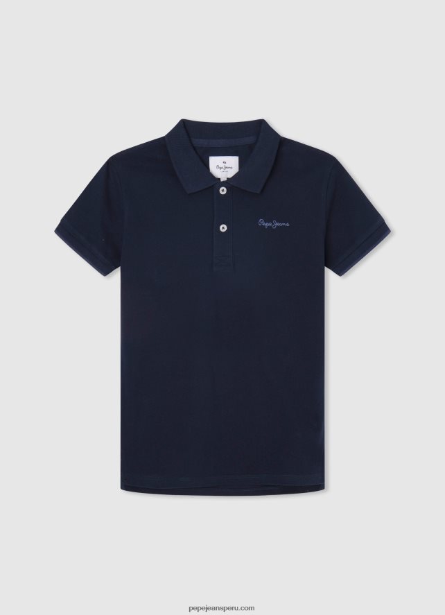 chico camisa de manga corta misterton Pepe Jeans 44JTZ1674 blanqueador azul - Imagen 4