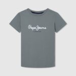chico camiseta básica con logo Pepe Jeans 44JTZ1610 fundición