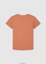 chico camiseta con estampado gráfico Pepe Jeans 44JTZ1613 calabaza naranja - Imagen 2