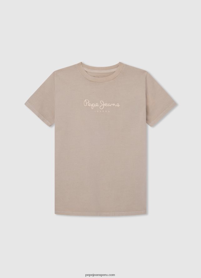 chico camiseta de algodón con cabina telefónica Pepe Jeans 44JTZ1654 blanco - Imagen 4