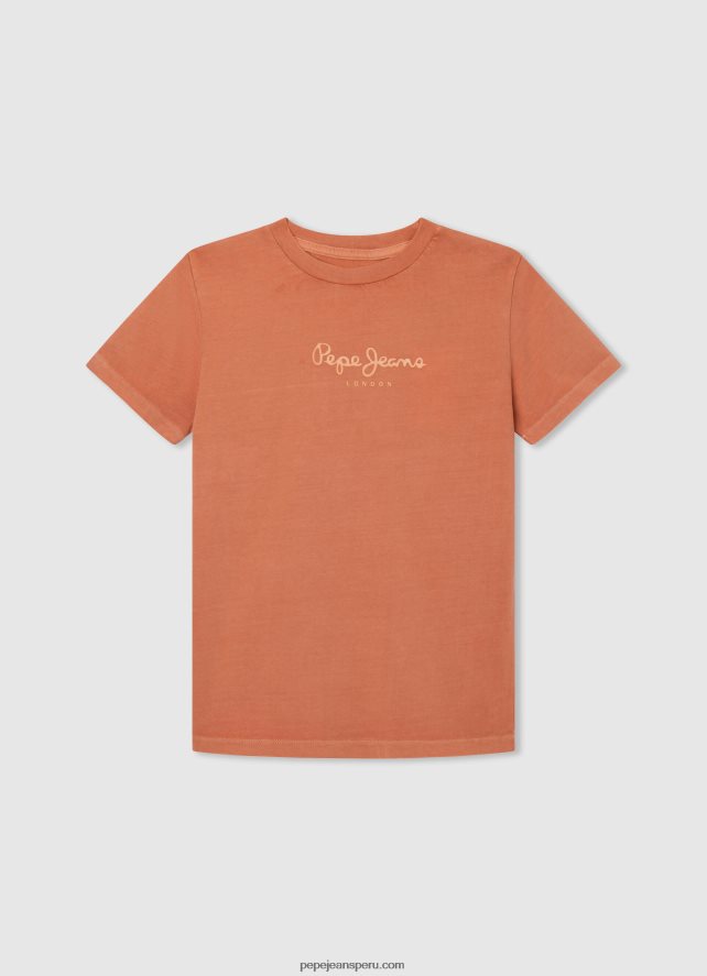 chico camiseta de algodón con cabina telefónica Pepe Jeans 44JTZ1654 blanco - Imagen 5