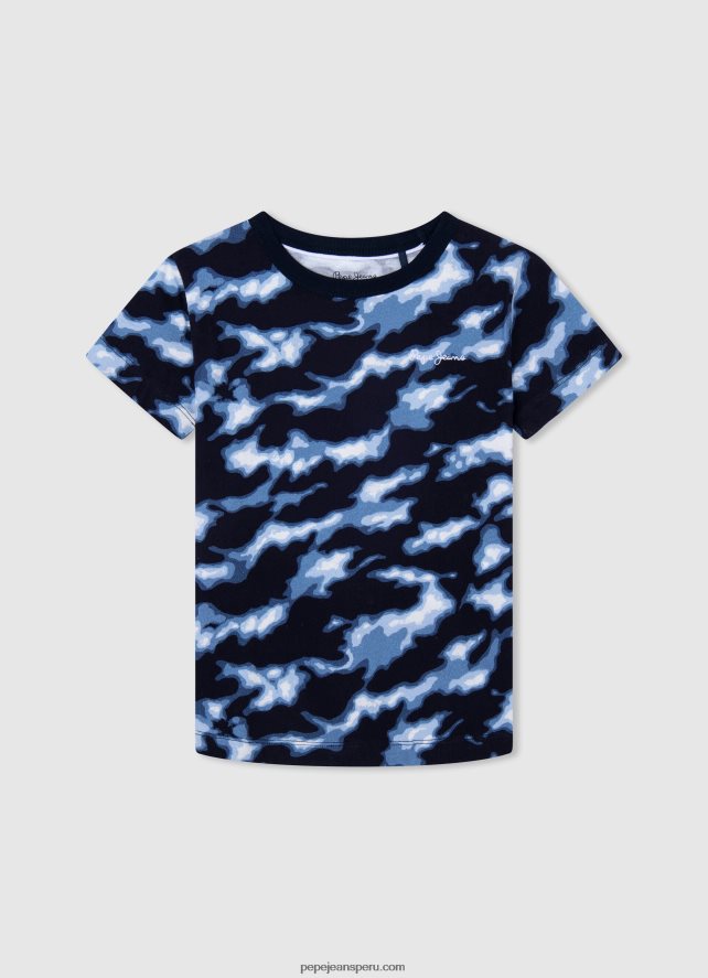 chico camiseta de algodón con motivo militar Pepe Jeans 44JTZ1623 ozzy - Imagen 1