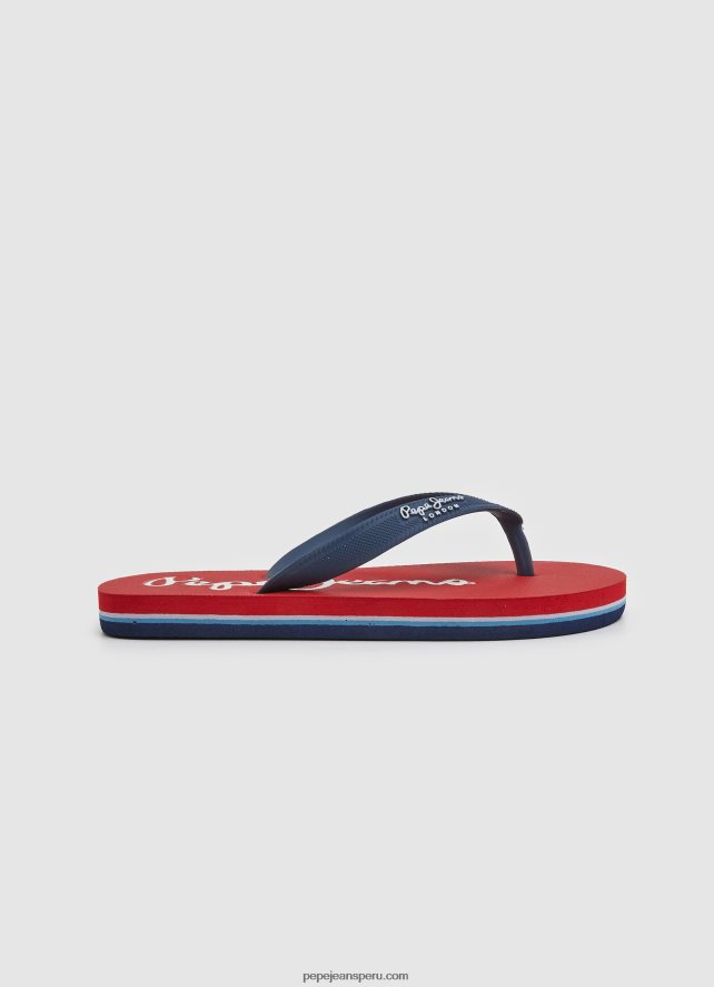 chico_chanclas_de_playa_basicas_bay_beach_pepe_jeans_44jtz1556_rojo.jpg chico chanclas de playa básicas bay beach Pepe Jeans 44JTZ1556 rojo - Imagen 1