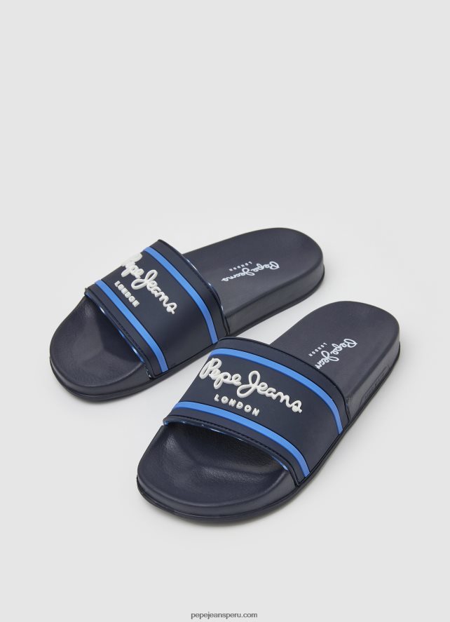 chico chanclas de playa con logo deslizante Pepe Jeans 44JTZ1552 Armada - Imagen 3