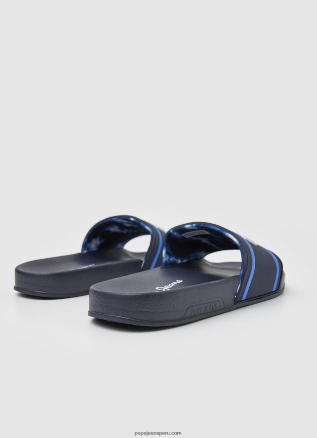 chico chanclas de playa con logo deslizante Pepe Jeans 44JTZ1552 Armada - Imagen 4