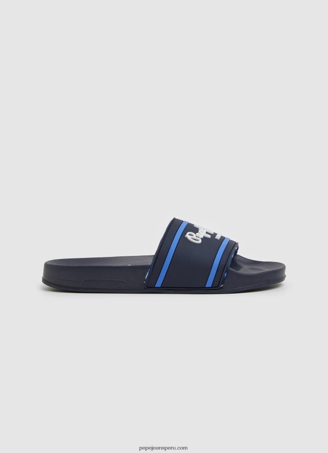 chico chanclas de playa con logo deslizante Pepe Jeans 44JTZ1552 Armada - Imagen 1