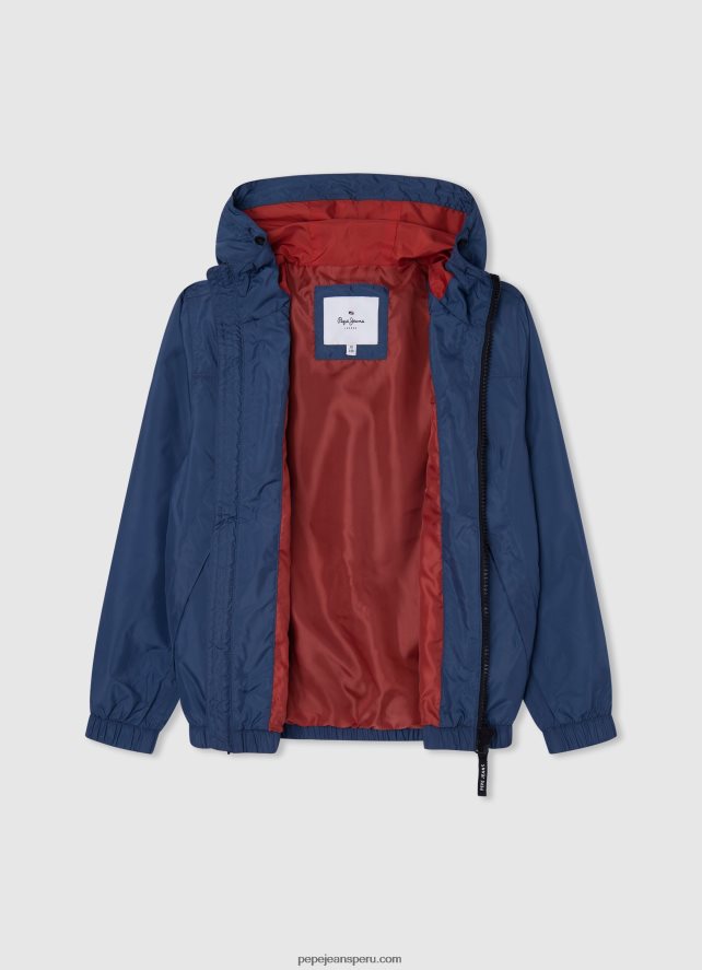 chico chaqueta cortavientos con capucha Pepe Jeans 44JTZ1563 jarman - Imagen 3