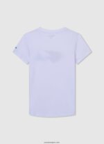 chico playera con logo de bandera Pepe Jeans 44JTZ1606 blanco - Imagen 2