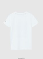 chico playera con logo y bandera Pepe Jeans 44JTZ1609 blanco - Imagen 2