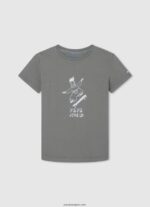 chico playera con logo y efecto desgastado Pepe Jeans 44JTZ1615 Marfil - Imagen 3