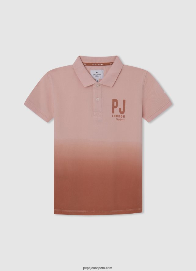 chico playera tipo polo con estampado de rayas Pepe Jeans 44JTZ1670 jarman - Imagen 4