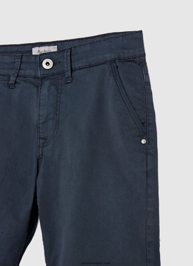 chico shorts chinos de corte estándar Pepe Jeans 44JTZ1695 Armada - Imagen 3