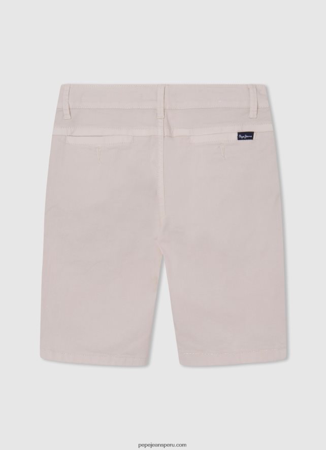 chico shorts chinos de corte estándar Pepe Jeans 44JTZ1697 Marfil - Imagen 2