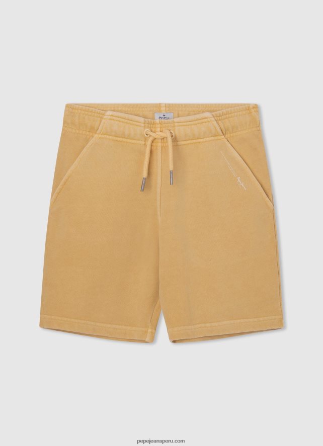 chico shorts deportivos con logo estampado Pepe Jeans 44JTZ1687 calabaza naranja - Imagen 3