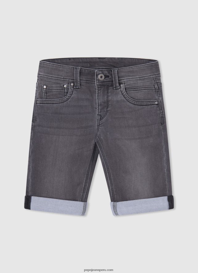 chico shorts deportivos con logo estampado Pepe Jeans 44JTZ1687 calabaza naranja - Imagen 4