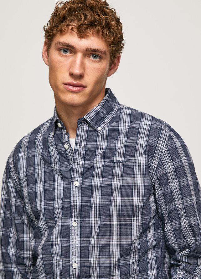hombres camisa a cuadros de corte regular lynwood Pepe Jeans 44JTZ1033 dulwich - Imagen 3