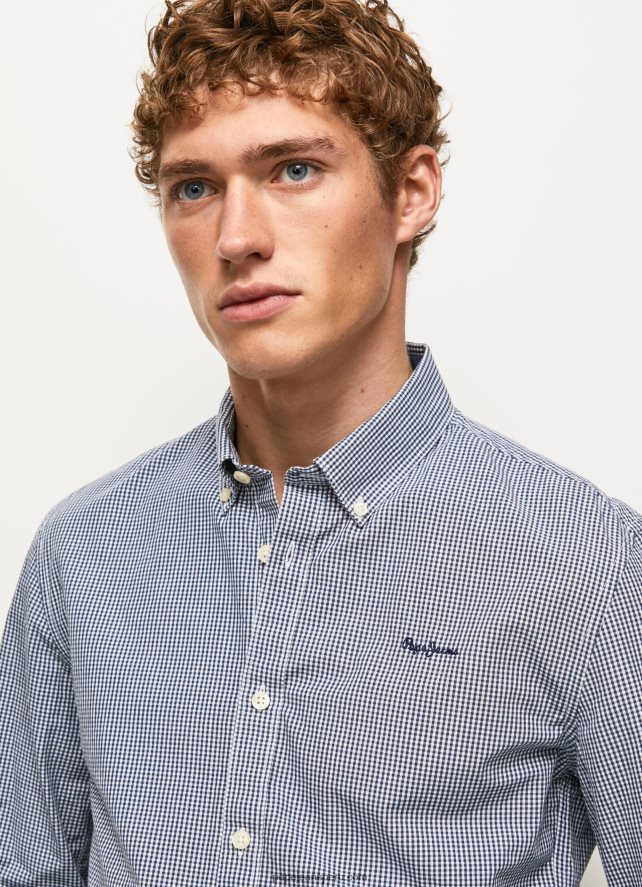 hombres camisa de popelín a cuadros lamar Pepe Jeans 44JTZ1046 jarman - Imagen 3