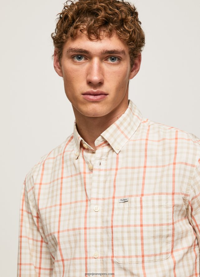 hombres camisa de popelina a cuadros lory Pepe Jeans 44JTZ1068 multi - Imagen 4