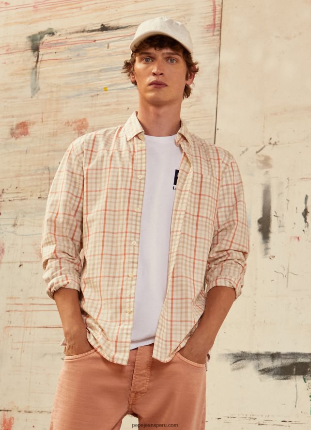 hombres camisa de popelina a cuadros lory Pepe Jeans 44JTZ1068 multi - Imagen 1