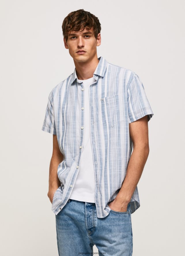 hombres_camisa_luther_slim_a_rayas_pepe_jeans_44jtz1056_jarman.jpg hombres camisa luther slim a rayas Pepe Jeans 44JTZ1056 jarman - Imagen 1