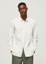 hombres camisa oxford de corte regular fabio Pepe Jeans 44JTZ1031 blanco