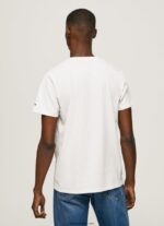 hombres camiseta con estampado de foto Pepe Jeans 44JTZ955 blanco - Imagen 4