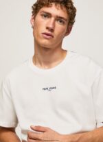 hombres camiseta con estampado de foto Pepe Jeans 44JTZ981 blanco - Imagen 3