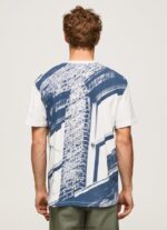hombres camiseta con estampado de foto Pepe Jeans 44JTZ981 blanco - Imagen 4