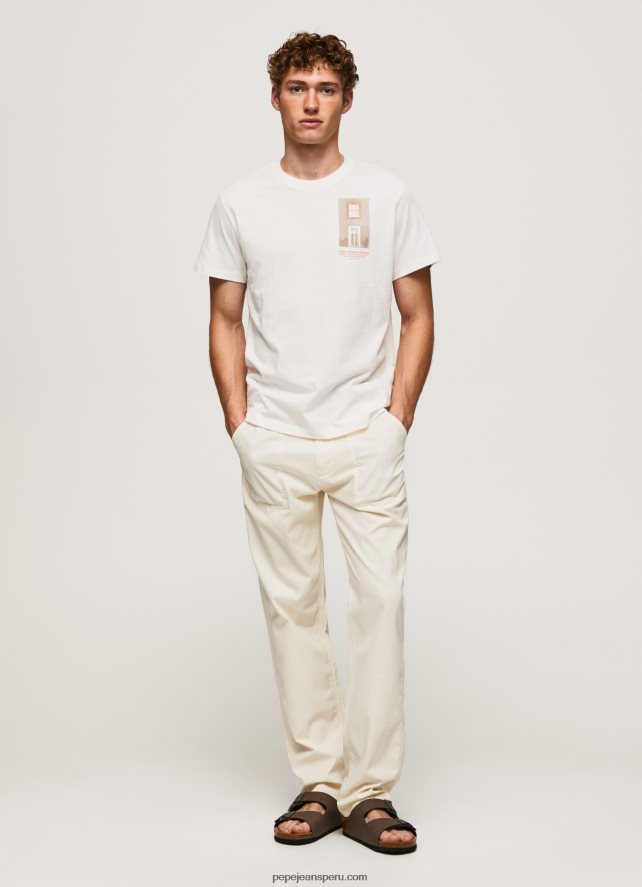 hombres_camiseta_con_estampado_de_foto_pepe_jeans_44jtz990_blanquecino.jpg hombres camiseta con estampado de foto Pepe Jeans 44JTZ990 blanquecino - Imagen 1