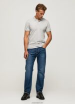 hombres camiseta con logo Pepe Jeans 44JTZ1084 gris marga - Imagen 2
