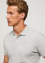 hombres camiseta con logo Pepe Jeans 44JTZ1084 gris marga - Imagen 3