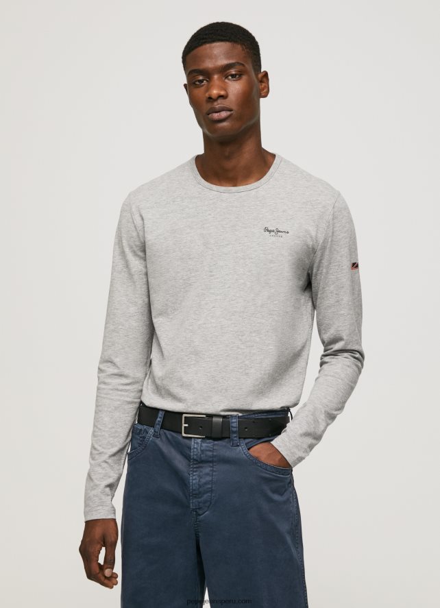 hombres_camiseta_de_manga_larga_de_algodon_pepe_jeans_44jtz1006_gris_marga.jpg hombres camiseta de manga larga de algodón Pepe Jeans 44JTZ1006 gris marga - Imagen 1