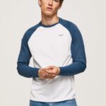 hombres camiseta de manga larga raglán Pepe Jeans 44JTZ985 jarman