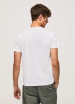 hombres camiseta de punto gofrado Pepe Jeans 44JTZ960 blanco - Imagen 4