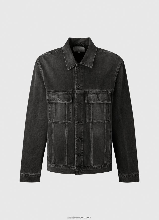 hombres chamarra de mezclilla oversize Pepe Jeans 44JTZ833 mezclilla - Imagen 5
